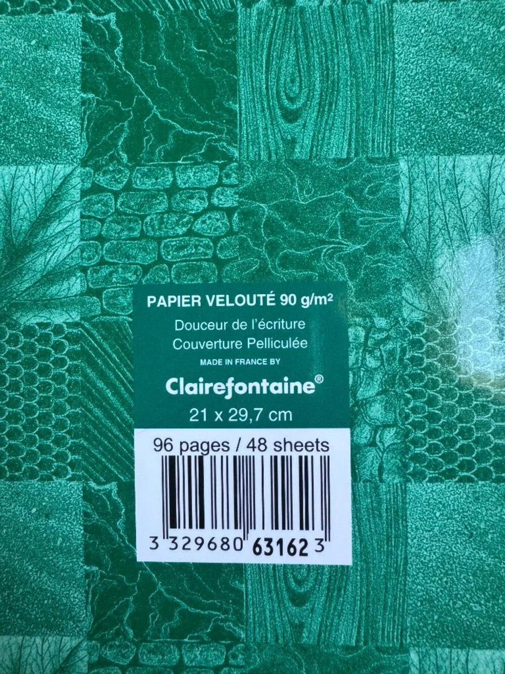 2 Clairefontaine Classic staple-bound notebooks, graph ruled, A4